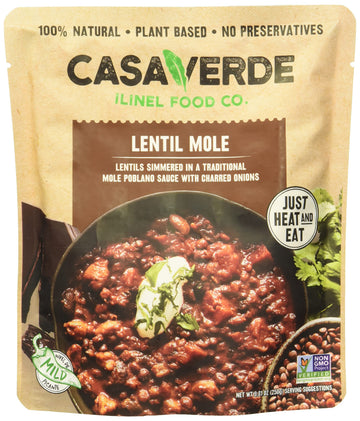 Casa Verde - Lentil Mole - Case Of 6-8.81 Ounces