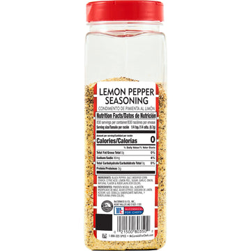 Lawry'S Lemon Pepper Seasoning, 20.5 Oz - One 20.5 Ounce Container Of Lemon Pepper Blend To Add A Burst Of Fresh Flavor To Vegetables, Fish, Seafood And More
