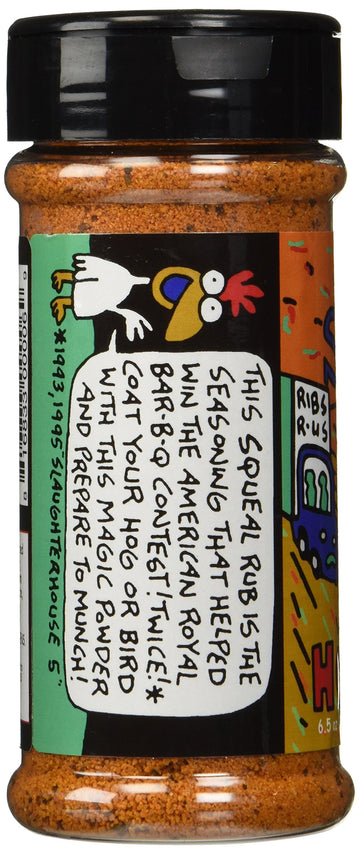 Cowtown The Squeal Hog Rub, 6.5 Ounce Shaker Bottle