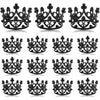 Fabbay 15 Pieces Crown Cake Topper Set - Mini Baby Crown Tiara for Birthday Bridal Wedding Decorations, Model FM-220527-A