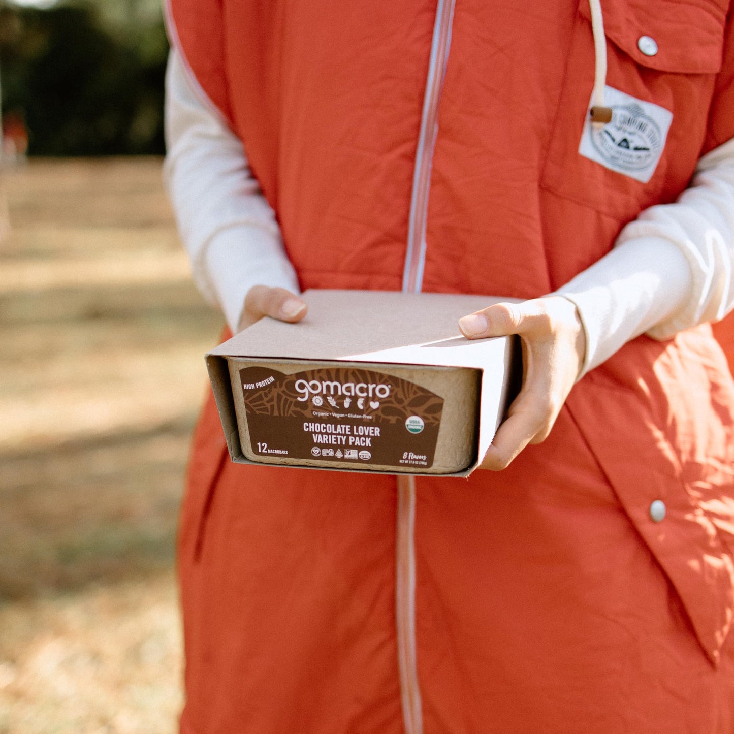 Gomacro Macrobar Organic Vegan Protein Bars - Chocolate Lover Variety Pack, 2.3 Ounce Bars, 12 Count (Pack Of 1)