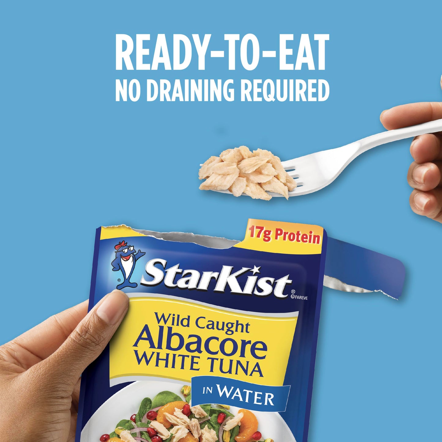 Starkist Albacore White Tuna In Water - 2.6 Oz Pouch (Pack Of 12)