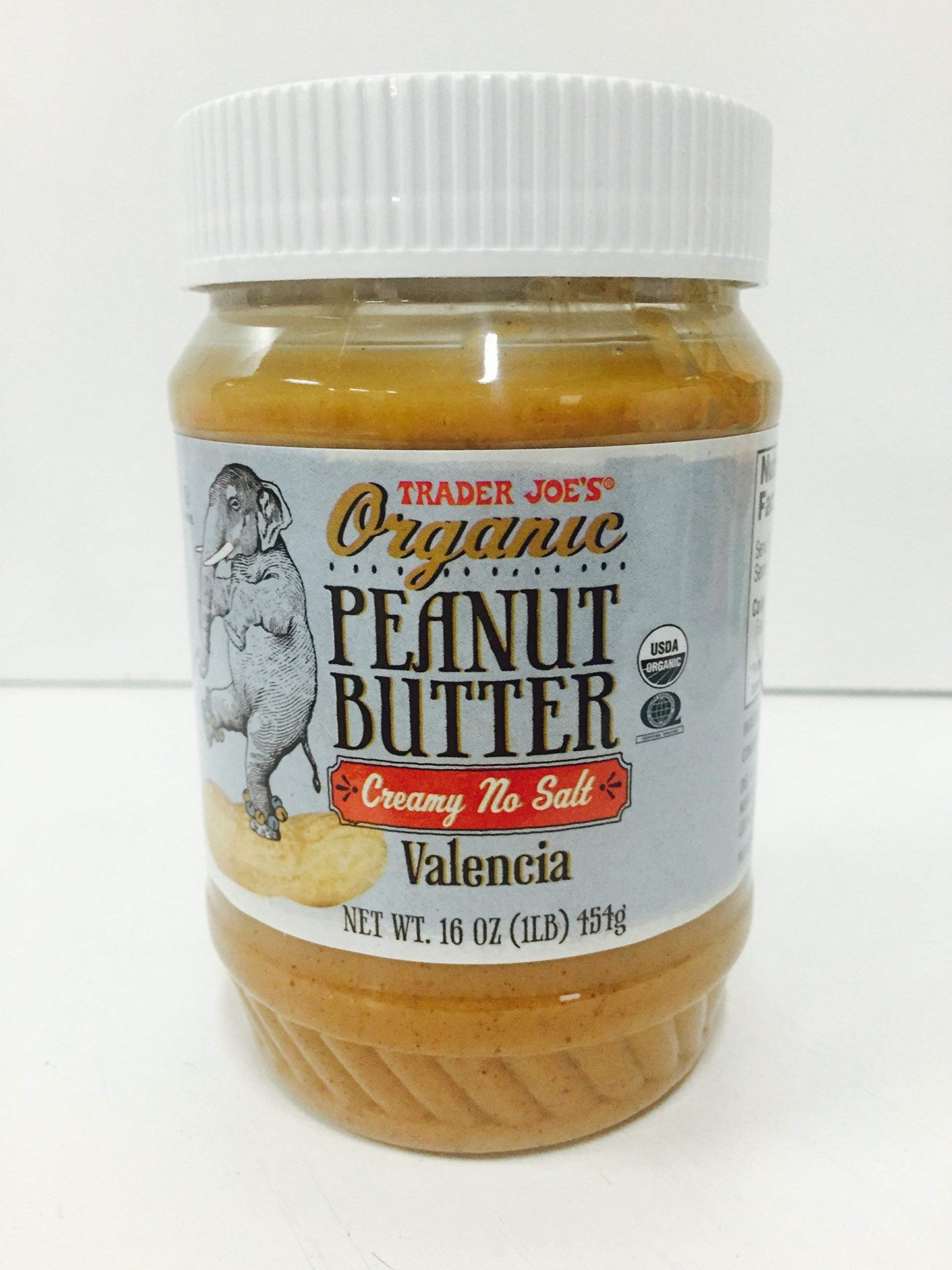 Trader Joe's Organic Peanut Butter Creamy No Salt