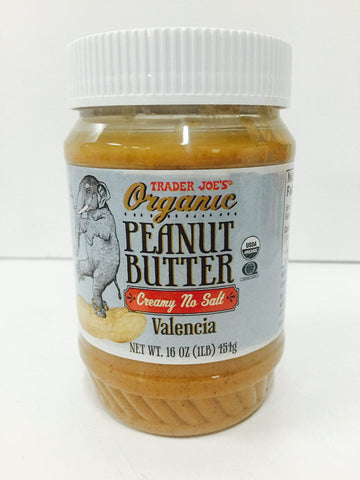 Trader Joe's Organic Peanut Butter Creamy No Salt