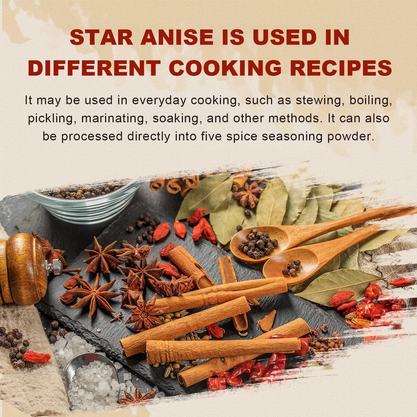 52Usa Star Anise Whole, 4 Ounce (Pack Of 1), Non-Gmo Verified Chinese Star Anise Whole, Dried Star Anise Pods For Tea And Baking