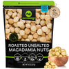 NUT CRAVINGS - Roasted Macadamia Nuts - No Shell, (8oz - 1 Pack) Bulk Nuts Packed Fresh in Resealable Bag - Healthy Protein Food