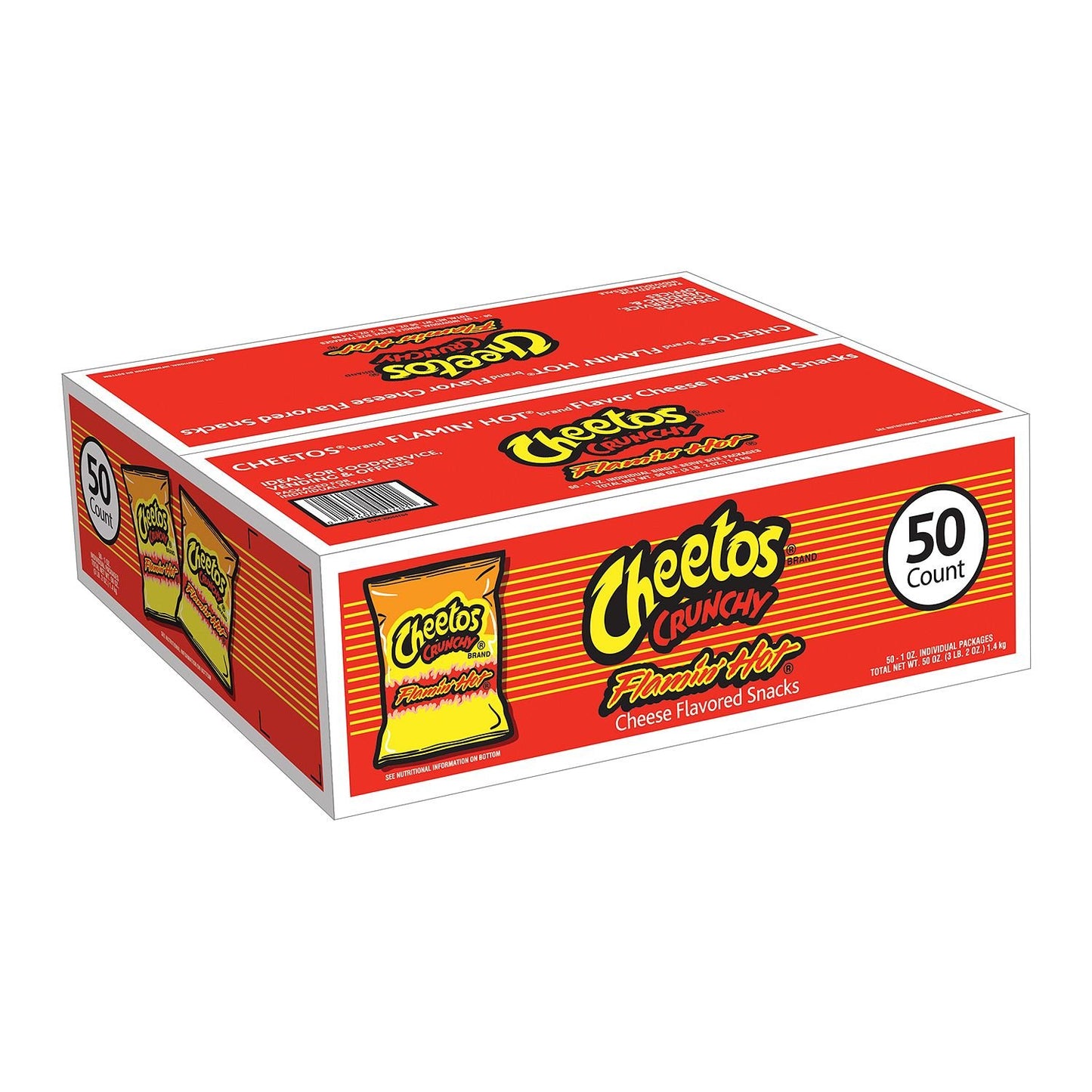 Fritos Cheetos Flamin Hot, 50 Ounce