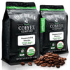 The Bean Organic Coffee Company Peppermint Mocha, Medium Roast, Whole Bean Coffee, 16-Ounce Bags (Pack of 2)