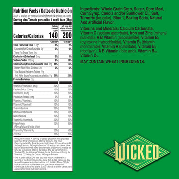 Wicked Cereal Elphaba Caramel Apple Flavored Family Size 18.1 oz