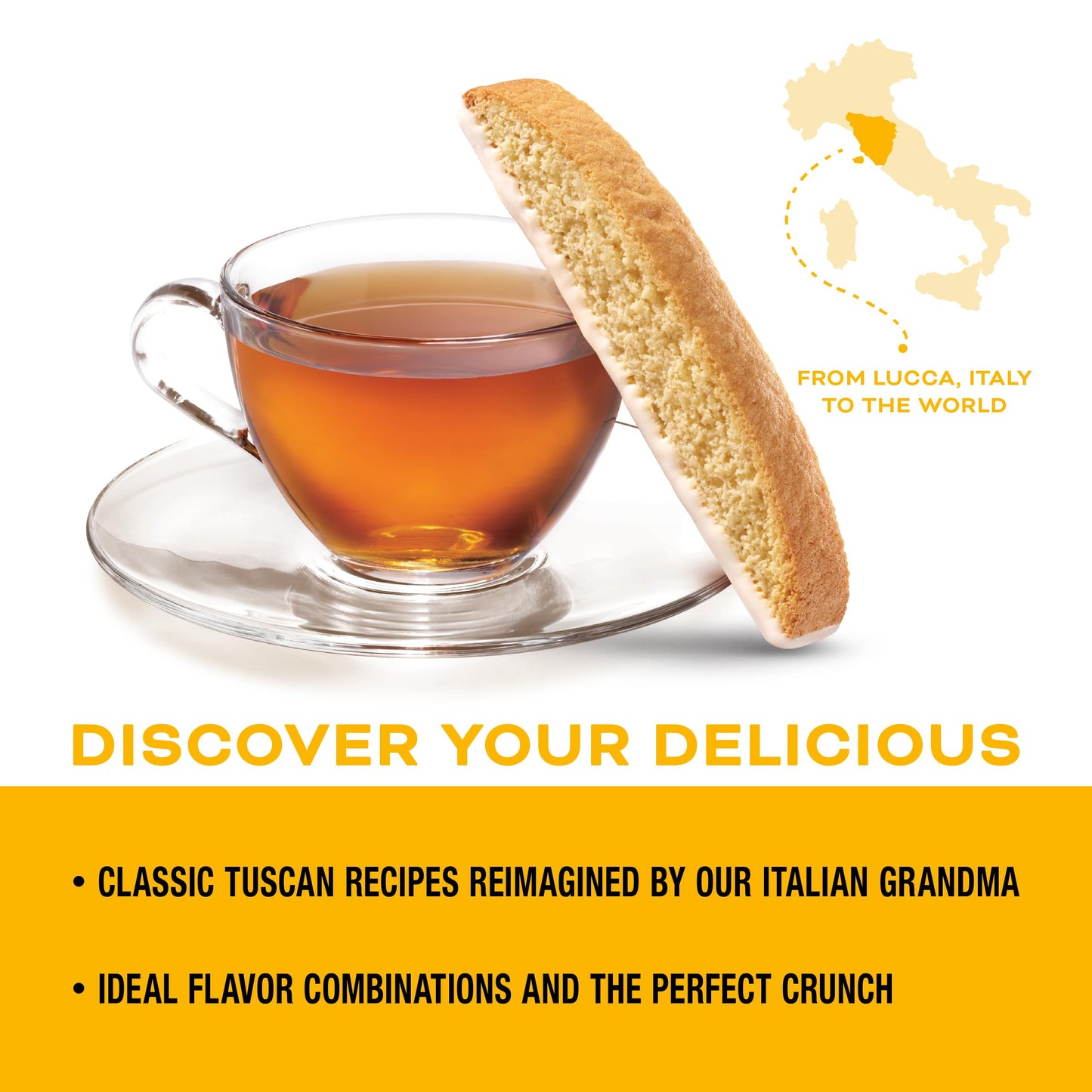Nonni'S Limone Biscotti Italian Cookies - 3 Boxes Lemon Cookies - Biscotti Individually Wrapped Cookies - Lemon Italian Biscotti