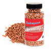 Bakerpan Rose Gold Sprinkles Edible For Cupcakes, Rose Gold Jimmies Sprinkles For Cake Decorating - 4.3 Ounces (Made In Usa)