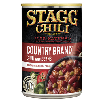Stagg Country Brand Chili With Beans, 15 Ounce (Pack Of 12)