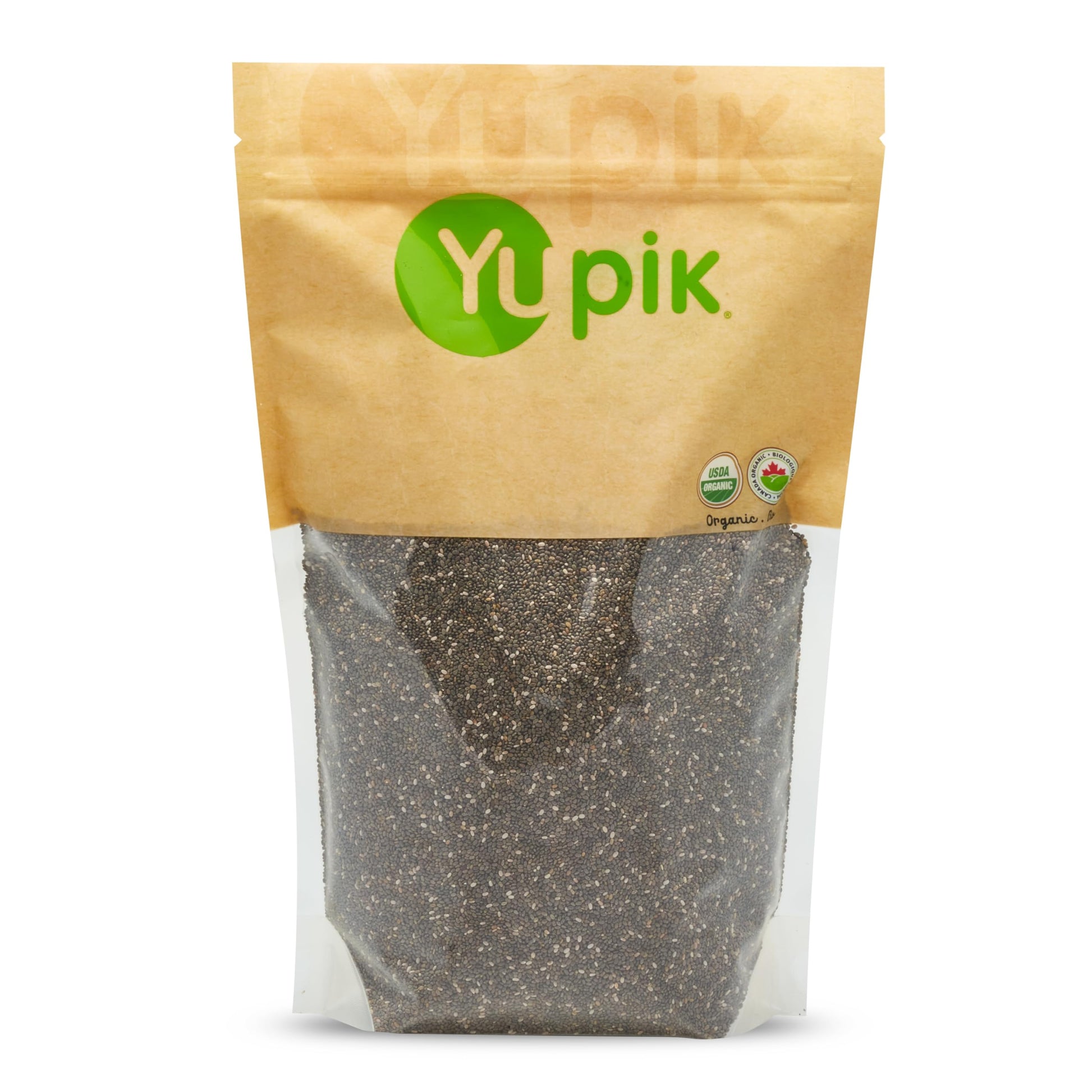 Yupik Organic Black Chia Seeds, 2.2 Lb, Gluten-Free, Gmo-Free, Kosher, Vegan, Raw Plant-Based Superfood, Rich In Fiber, Source O