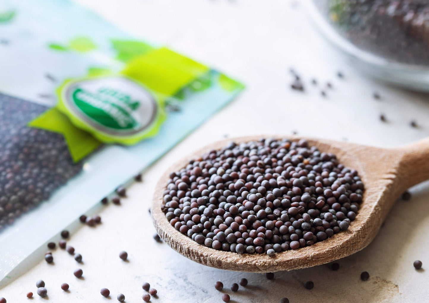Organic Black Mustard Seeds, 12 Ounces - Non-Gmo, Whole Hot Spice, Non-Irradiated, Vegan, Kosher, Bulk. High In Protein, Fiber,