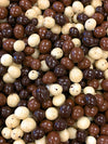 SweetGourmet Chocolate Covered Espresso Beans Blend | White Milk Dark Chocolate | 2 Pounds