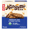 CLIF Nut Butter Bar - Chocolate Chip & Peanut Butter - Filled Energy Bars - Non-GMO - USDA Organic - Plant-Based - Low Glycemic