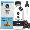 Dolce Flav Blackberry Extract - 2 Ounce Water-Soluble Multipurpose Flavoring Ideal for Baked Goods, Beverages, Coffee, Desserts