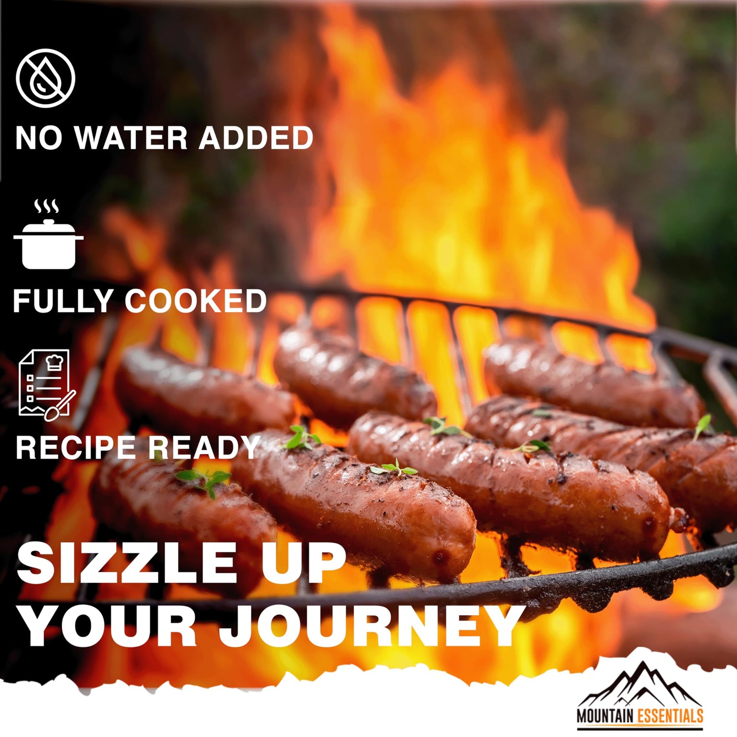 MOUNTAIN ESSENTIALS All Natural Canned Pork, Fully Cooked Emergency Food, Pack of 6, Shelf Stable for Camping and Meal Prep