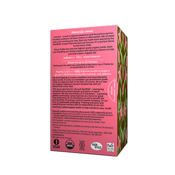 Pukka Organic Tea, Peppermint & Licorice Herbal Tea Bags (6 Pack, 120 Individual Sachets)