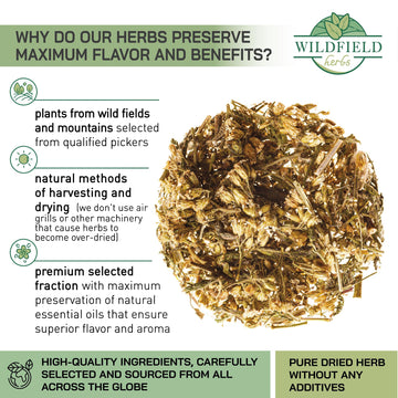 4 Oz. Yarrow Herb Dried Yarrow Leaf & Flower Herbal Tea (Achillea Millefolium Tea) - 113G Herb Tea Milenrama