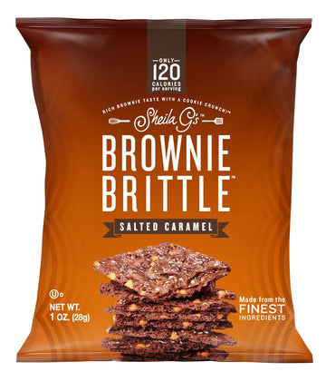 Sheila Gs Brownie Brittle Salted Caramel 1 Ounce Bag (Pack of 72) (Packaging May Vary)