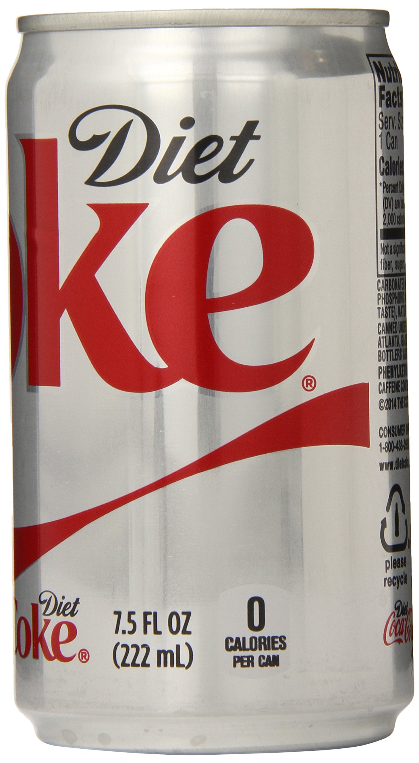 Diet Coke Mini-Cans, 7.5 Fl Oz (Pack Of 24)