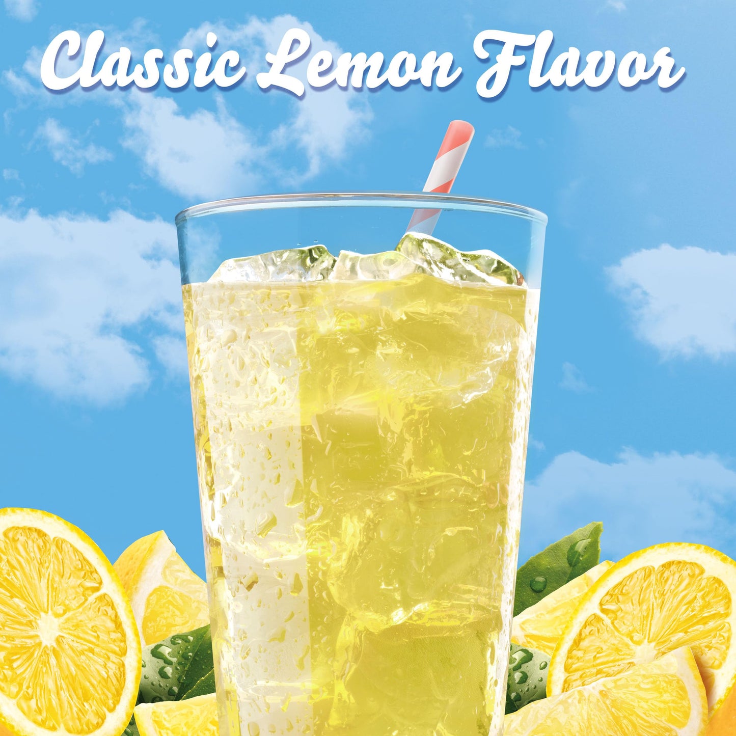 Crystal Light Single Serve Lemonade Naturally Flavored With Other Natural Flavors, Powdered Drink Mix, 120 Per Case, 4 Boxes Of 30 On-The-Go Packets