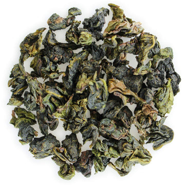 Teabloom Organic Jade Oolong Loose Leaf Tea, Rolled Leaves From High-Elevation Mountains, Usda Organic, Fresh Green-Floral Aroma