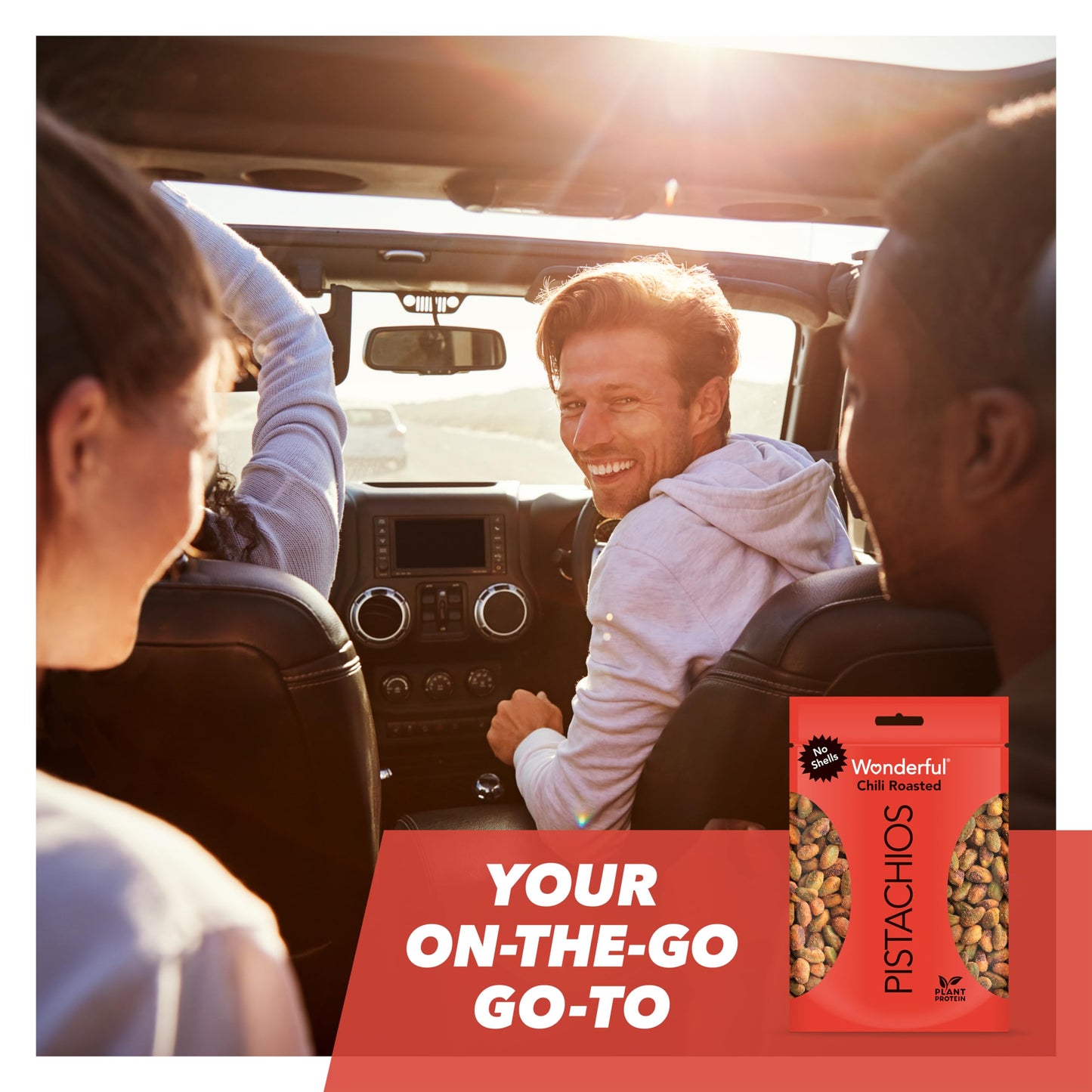 Wonderful Pistachios, No Shells, Chili Roasted, 5.5 Ounce Resealable Pouch