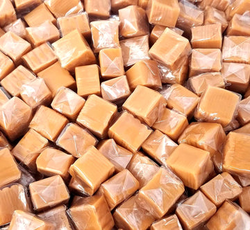 Caramel Cubes Candy, Individually Wrapped, Bulk Pack 2 Pounds (About 150 Count)
