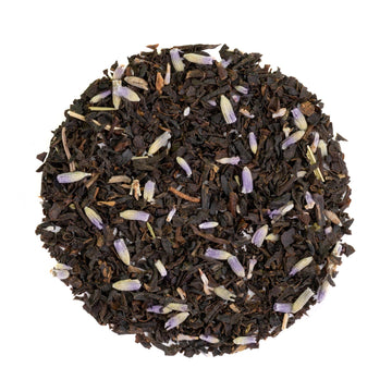 Heavenly Tea Leaves Organic Black Lavender Loose Leaf Tea, 4 oz., Strong & Brisk, Great for Hot or Iced Tea, Naturally Caffeinated