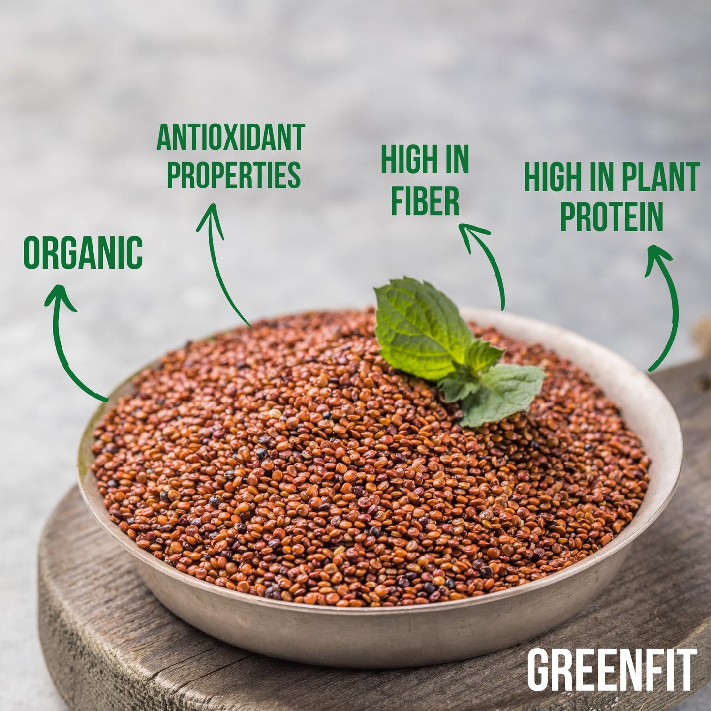 Oa Quinoa Now Greenfit | Red Quinoa (25 Lb)