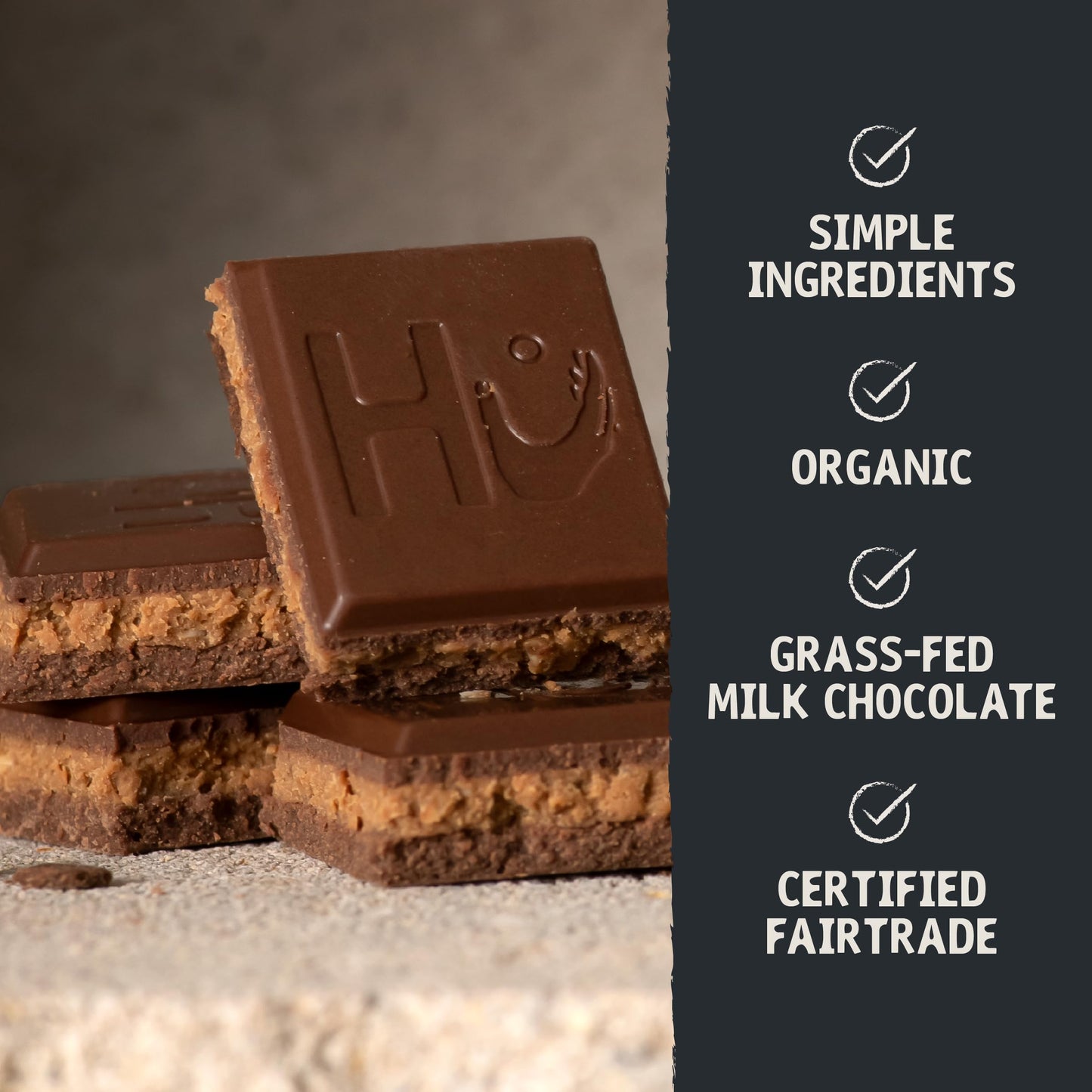 FIAHNG Hu Bar Cashew Butter Milk Chocolate Snack, 2.1 Ounce, Model 0850024267961