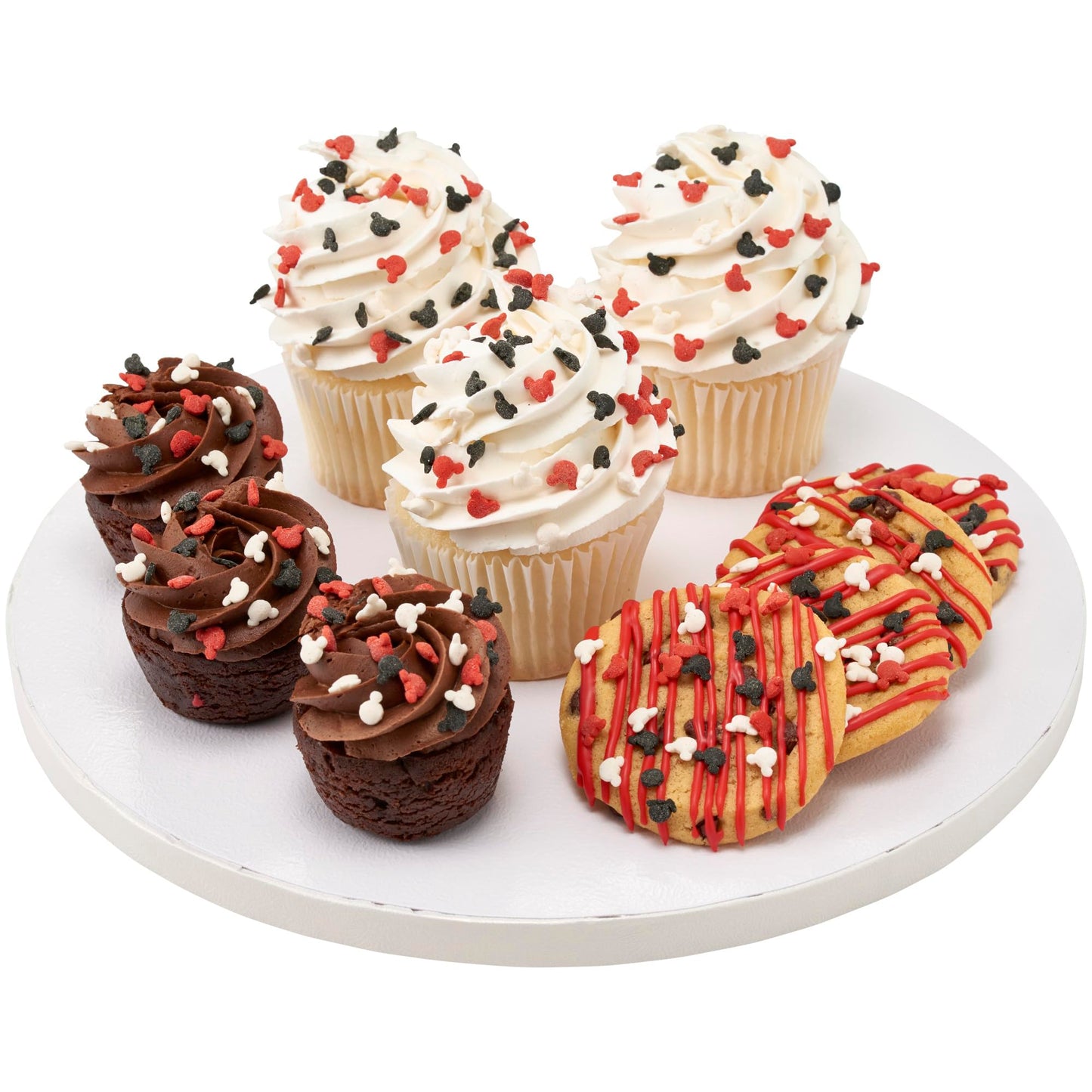 DECOPAC Mickey Mouse Quins, 18oz, Fancy Sprinkles Shaped Like Mickey Mouse, Candy Sprinkles in Handheld Container, Edible Sprink