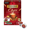 Twinings Chai Black Tea K-Cup Pods For Keurig, 24 Count (Pack Of 1), Naturally Sweet And Savoury Spice Flavours, Caffeinated, Enjoy Hot Or Iced | Packaging May Vary