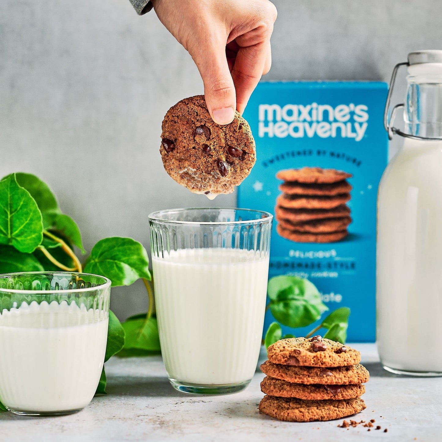 Maxine'S Heavenly Crispy Chocolate Chip Cookies | Low Carb, Low Sugar, Vegan Snacks, Plant Based Snack, Kosher, Gluten Free Snac