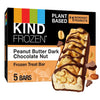 KIND FROZEN Plant Based Frozen Treat Bar, Peanut Butter Dark Chocolate Nut Treat Bars, 5 Pack, 1.6 Oz Bars