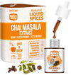 Spice Drop Chai Masala Extract - Tea, Coffee, Latte - Premium Quality & Rich Aroma, Authentic Indian Spices Blend Extract With N