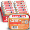 Bumble Bee Sardines in Louisiana Hot Sauce, 3.75 oz Tin (Pack of 12) - Wild Caught, Gluten Free, Keto, Kosher