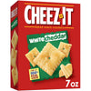 Cheez-It Cheese Crackers, Baked Snack Crackers, Office and Kids Snacks, White Cheddar, 7oz Box (1 Box)
