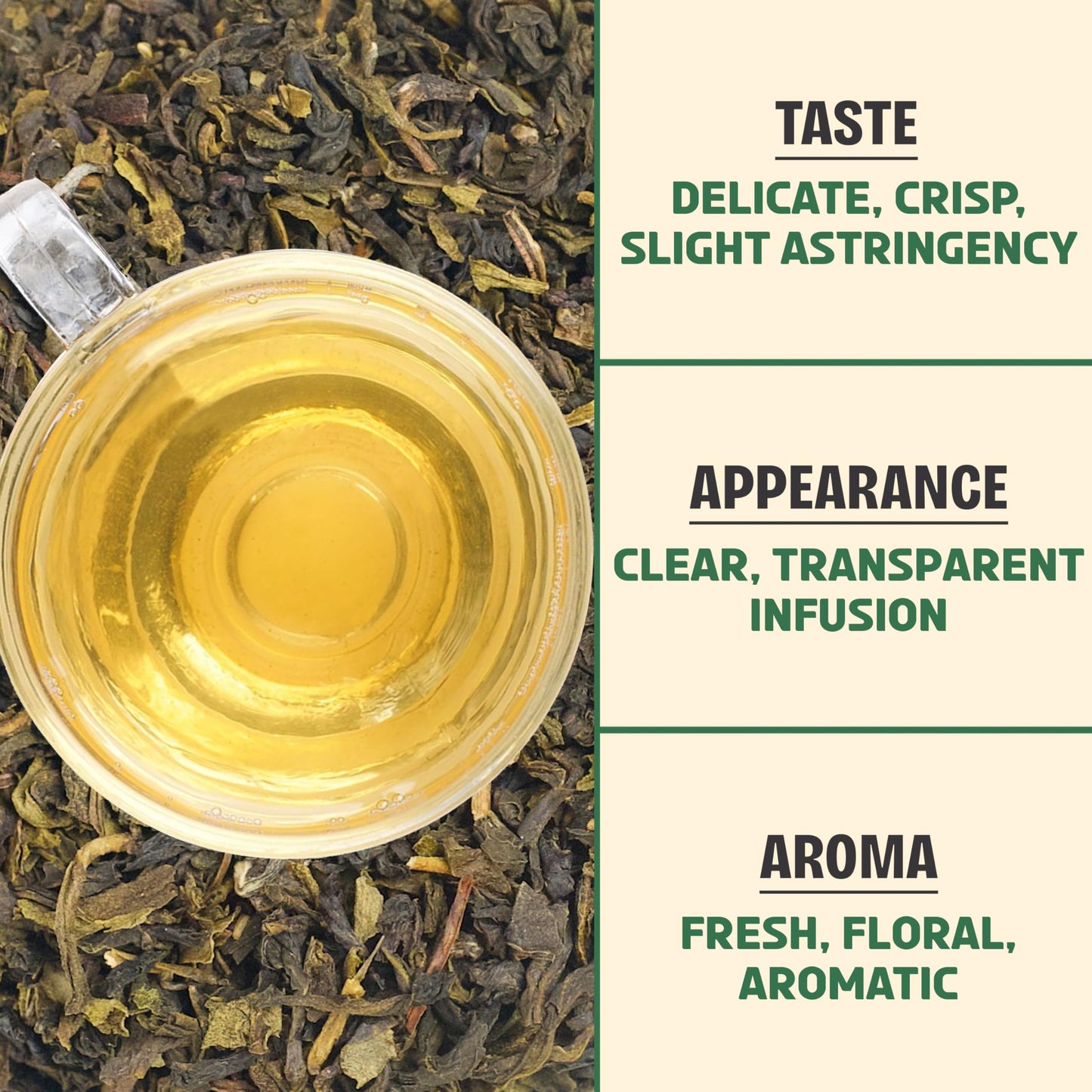 BREWIX Green Tea Loose Leaf, High Elevation Grown, Gluten Free, 3.53oz/100g
