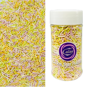 Cupcake Decorations Rainbow Sprinkles Edible Sprinkle Mix Ice Cream Toppings for Cake Decorating, Baking, Cupcakes, Cookies