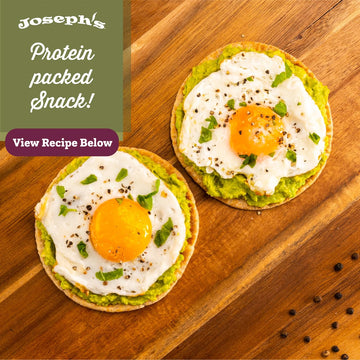 Joseph'S Low Carb Mini Pita Bread 3-Pack, Flax, Oat Bran And Whole Wheat, 5G Carbs Per Serving, Fresh Baked (8 Per Pack, 24 Mini