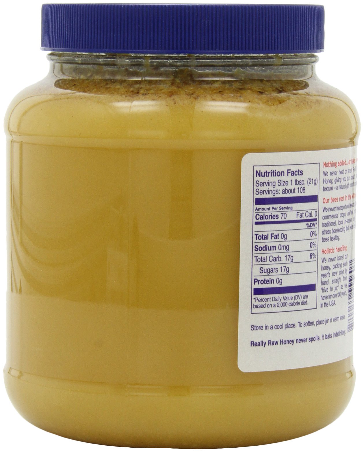 Really Raw Honey, Totally Unprocessed, 5-Pound