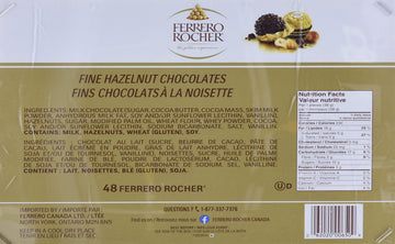 Ferrero Rocher Chocolate 48 Pieces Net Wt (600 Gram)