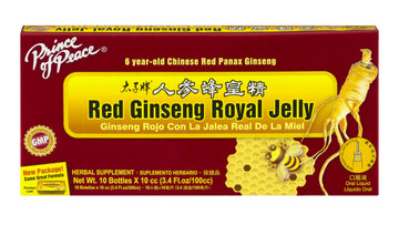 Prince Of Peace Red Ginseng - Royal Jelly - 10 Cc - 10 Count