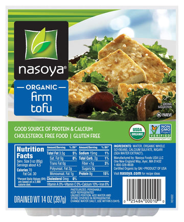 Nasoya, Usda Organic Firm Tofu, 14Oz