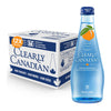 Clearly Canadian Orchard Peach Sparkling Spring Water Beverage, Natural & Carbonated, Flavored Seltzer Water, 1 Case (12 Bottles