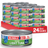 Bumble Bee Chunk Light Tuna In Water, 5 Oz Cans (Pack Of 24) - Wild Caught Skipjack Tuna - 23G Protein Per Serving - Msc Certified Sustainable Seafood, Non-Gmo, Gluten Free, Kosher