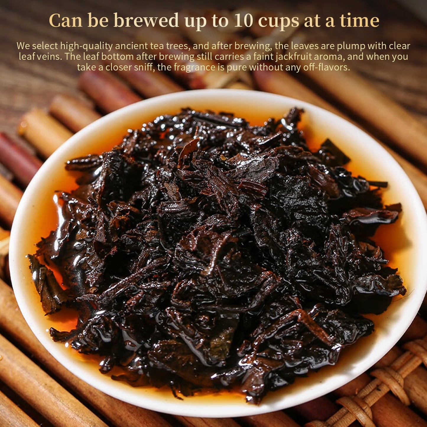 Xixicha Pu-Erh Tea Brick 2016Yr Aged Fermented Black Tea Ripe Pu Er Yunnan Menghai Palace Puer Chinese Tea 500G(250G*2)